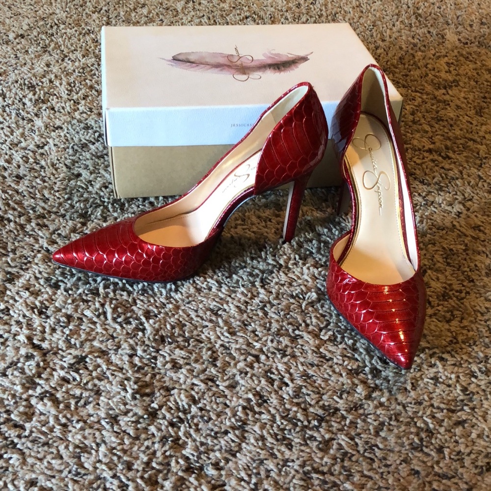 Jessica Simpson Red Heels